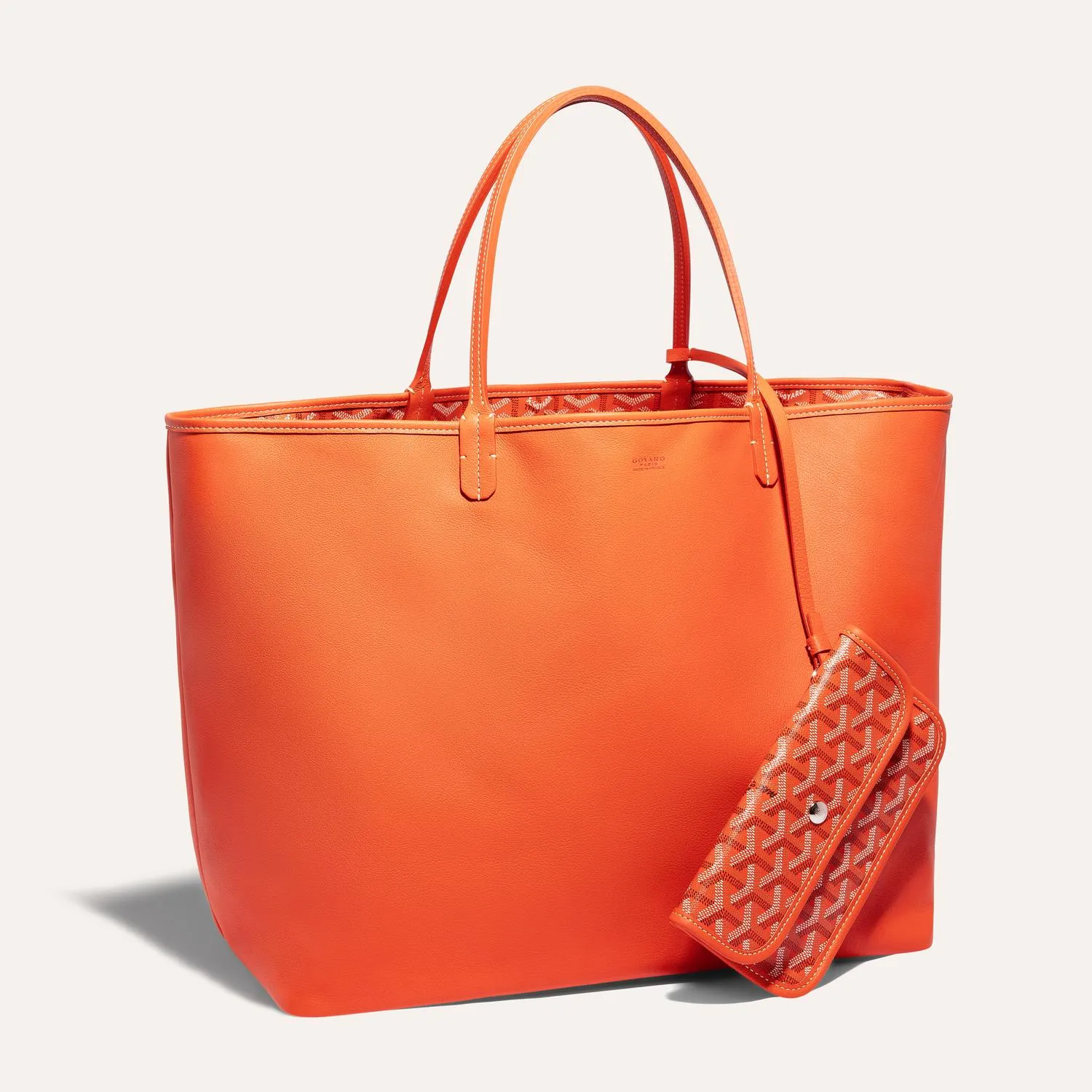 Goyard Goyardine Vendome PM - Orange Handle Bags, Handbags - GOY36094