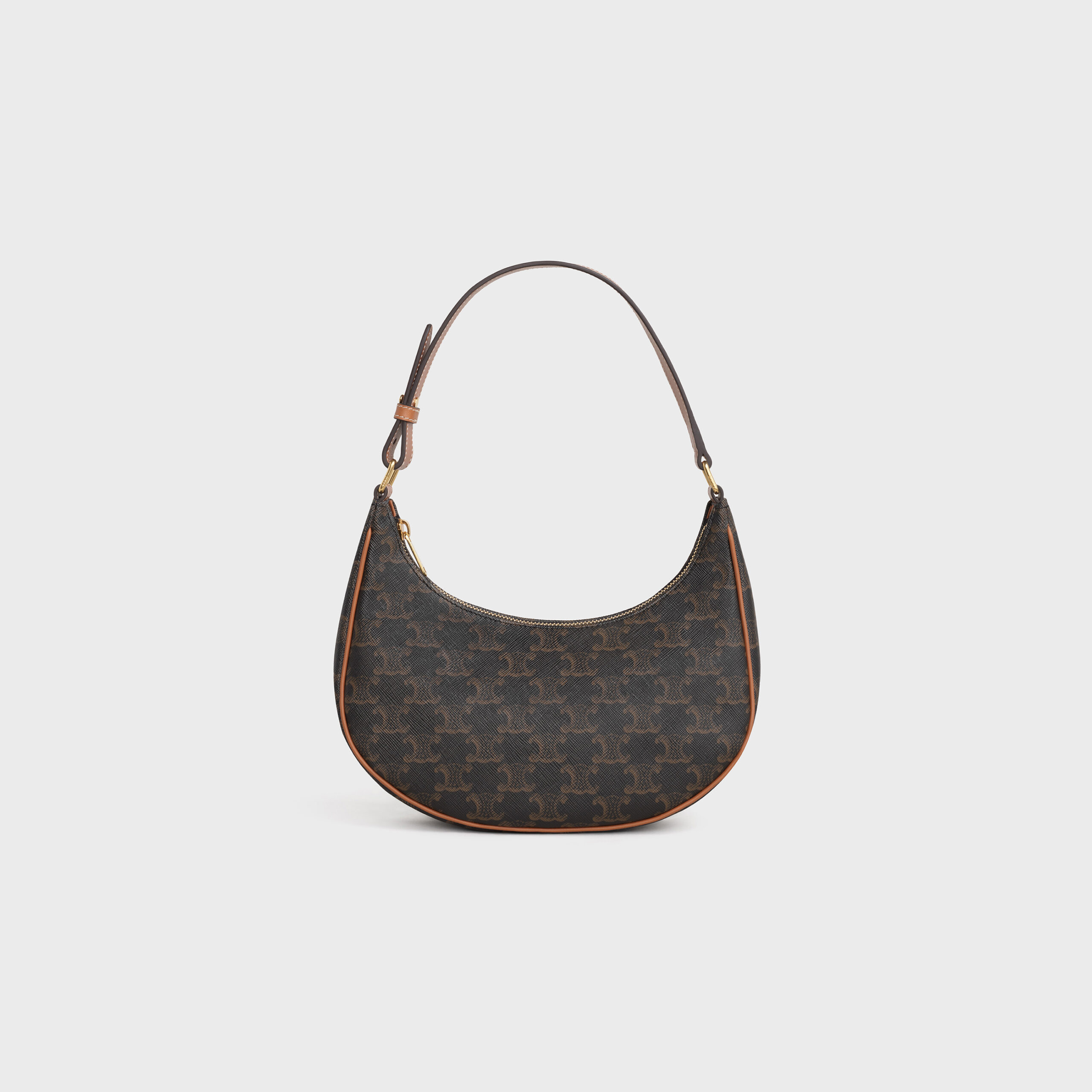 CELINE Monogram Casual Style Lambskin Plain Office Style in 2023