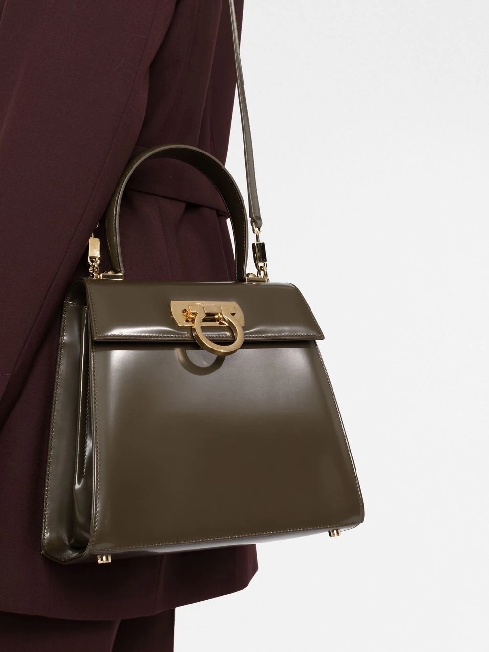 Ferragamo Iconic Top Handle Bag