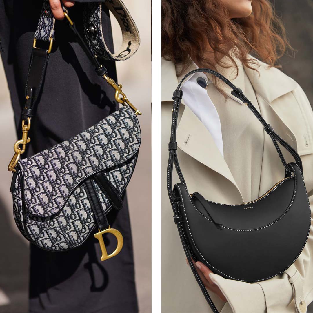 Christian Dior Leather Coffee Saddle Small Bags In Dubai  Master Copy Dubai
